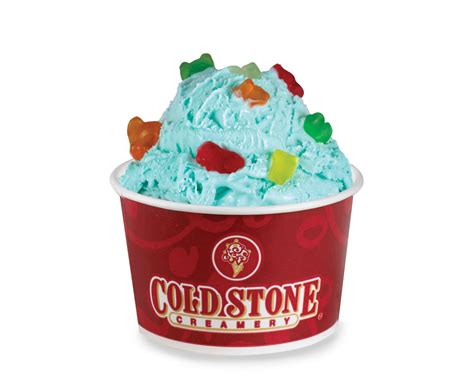 For balance inquiry please visit your local cold stone creamery store or log onto www.coldstonecreamery.com. Cold Stone Creamery Beary Beary Blue Kid's Ice Cream