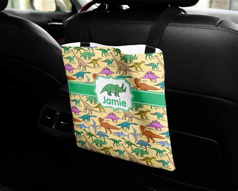 custom dinosaurs auto back seat organizer bag personalized youcustomizeit