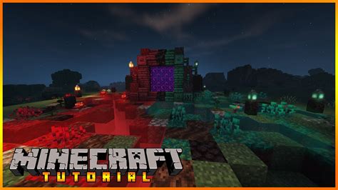 Corrupted Nether Portal Tutorial Minecraft 1161 Youtube