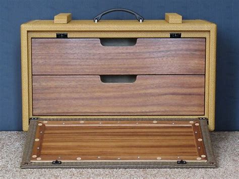 It is loaded with the stock vintage alnico speakers. Amp Stand Storage Cabinet to Pair with Fender Lacquered ...