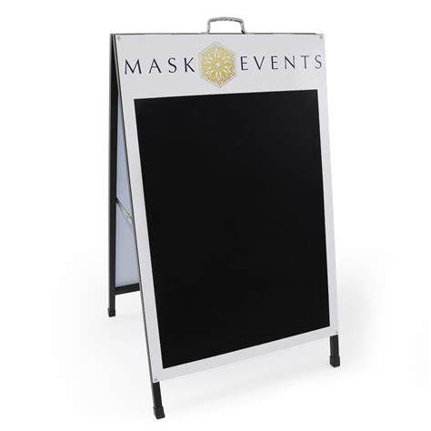 Sign Chalkboard A Frame Mask Events Logo Signs And Easels
