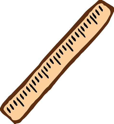 Wooden Ruler Clip Art