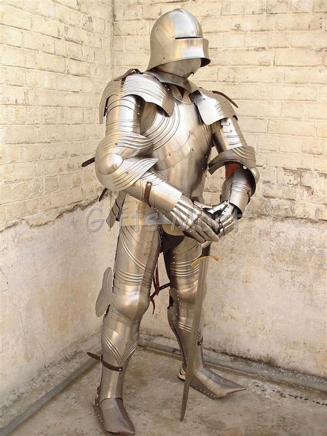 Fully Wearable Medieval Knight Full Suit Of Armor 15th Century Gothic