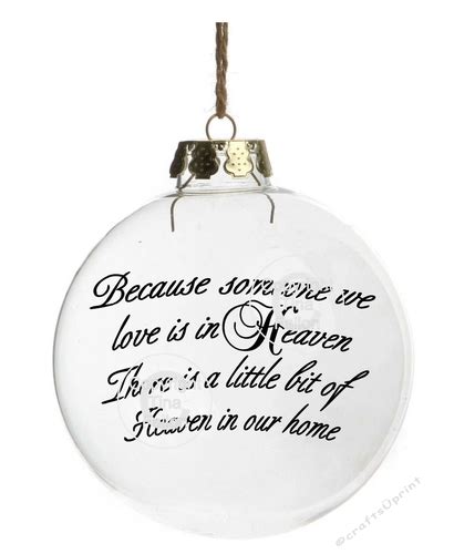 Because Someone We Love Is In Heaven Vinyl Cutting For Baubles Pre