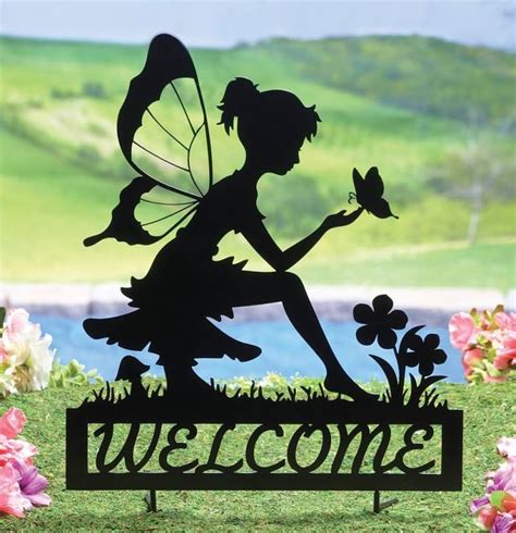 Pin By Debbie On Fairy Realm Silhouette Art Fairy Silhouette Metal