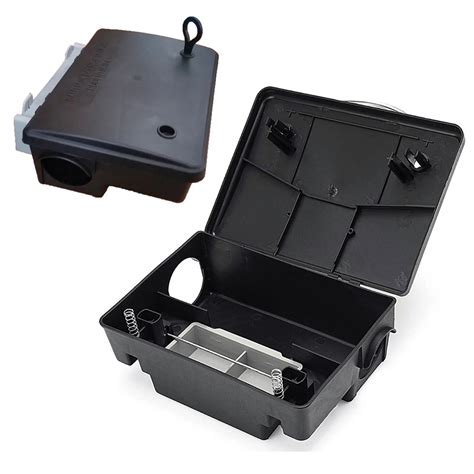 Mastertrap Mx Rat And Mouse Bait Station Box With Two Traps