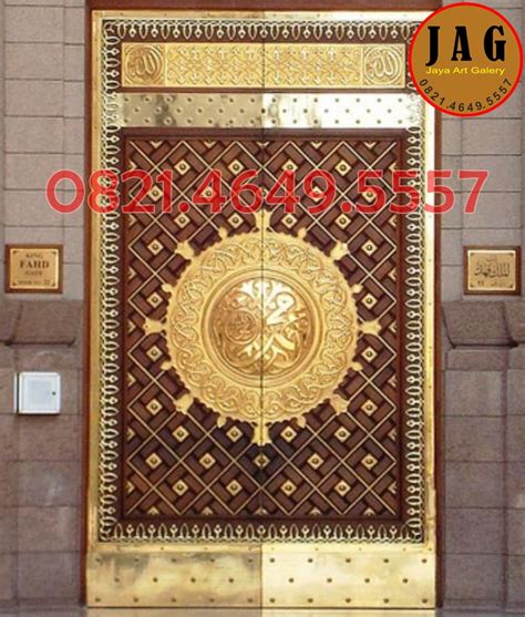 Pintu Masjid Nabawi yang Berbentuk Replika | Jaya Art Galery