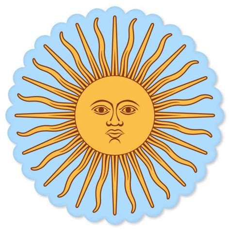 Argentina Sun Of May Sol De Mayo Car Bumper Sticker Window Decal 4 X 4