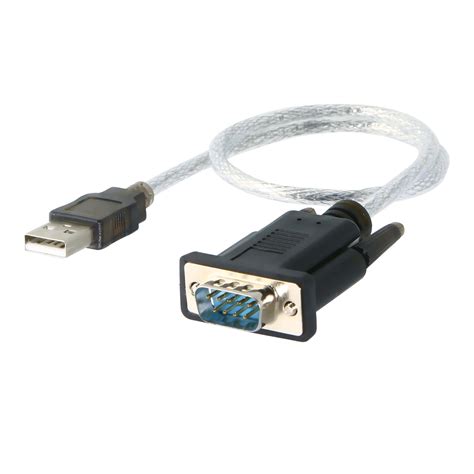 Buy 1ft Usb To Serial Db9 Rs232 Cable Adapter With Screw