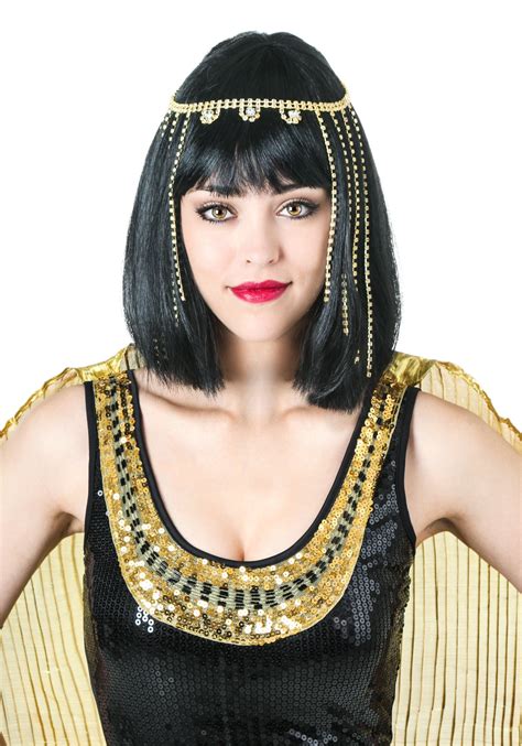 Womens Deluxe Short Cleopatra Wig