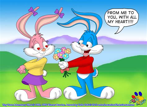 Babs And Buster Bunny And Other Bunnies From On Animatedrabbitfans