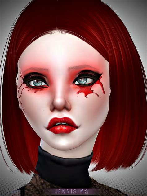 Jennisims Downloads Sims 4makeup Horror Eyeshadow 13 Swatches