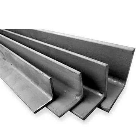 L Shaped Mild Steel Angle For Fabrication Thickness 25mm To 20mm At