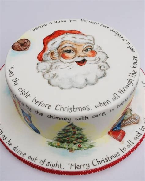 An australian mum has shocked thousands of home cooks with her cake skills. '''Twas the night before Christmas" by Cakes by Emily F | Xmas cake, Christmas cake, Christmas ...