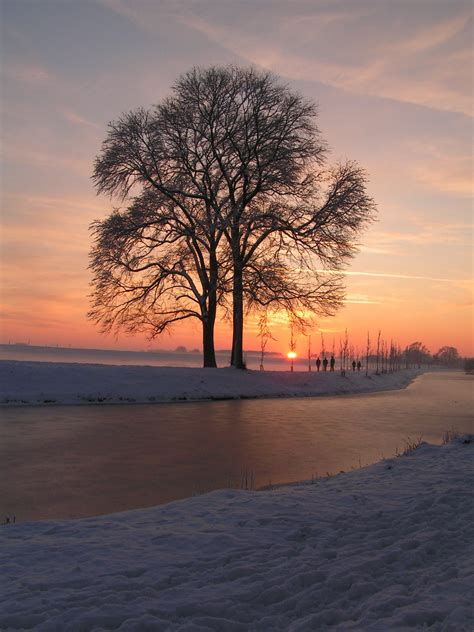 Fascinating Ice Sunset free image download