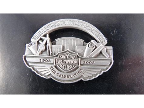 Harley Davidson 100th Anniversary Celebration Pin Coin Set Celebration