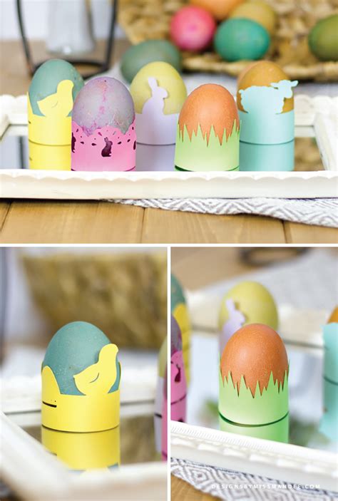 FREE Easter Egg Holders - Designs By Miss Mandee. Such a cute way to