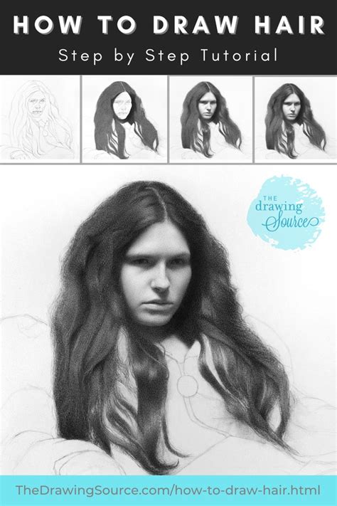 How To Draw Hair Step By Step