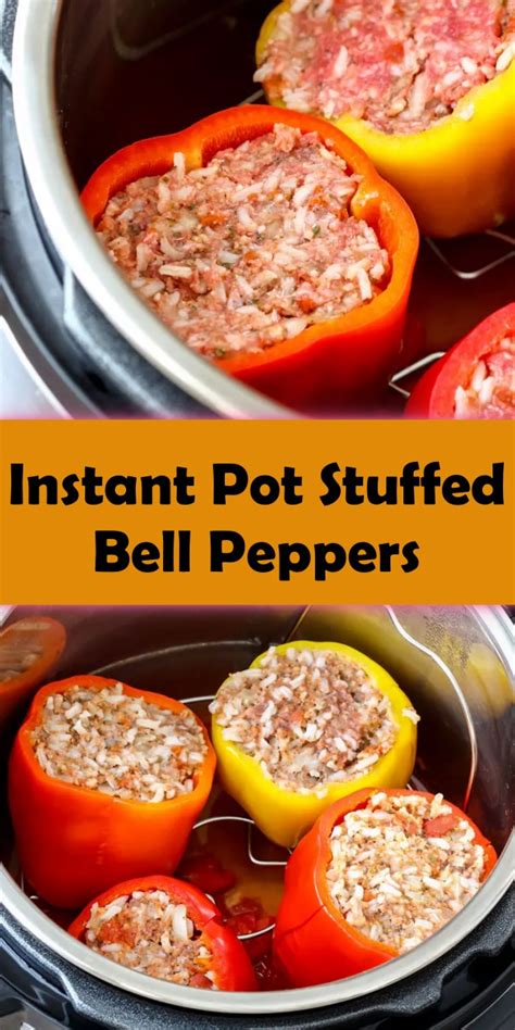 Instant Pot Stuffed Bell Peppers Cook Taste Eat