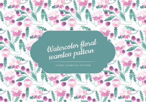 Cute Watercolor Floral Pattern 153669 Vector Art At Vecteezy