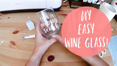 Diy Wine Glass Using Your Cricut And Vinyl Easy And Beginner Friendly