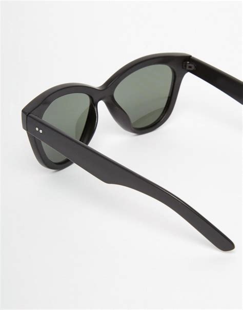 Aj Morgan Aj Morgan Cat Eye Sunglasses In Black At Asos