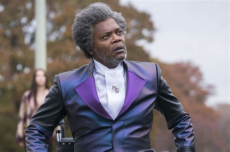Check out what samuel l. Samuel L. Jackson is Mr. Glass in the New Glass Motion Poster