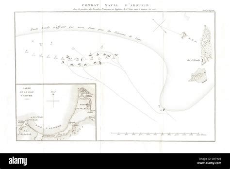El Plan De La Batalla Del Nilo Aboukir 1798 Invasión Francesa De
