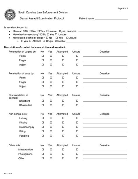South Carolina Sexual Assault Examination Protocol Envelope Style Fill Out Sign Online And