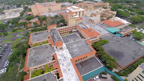 Baptist Hospital Miami Aerial Video Circa 2014 Stock Footage Video
