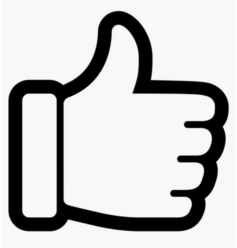 Transparent Thumbs Up Clipart Png Logo Like Youtube Png Png Download