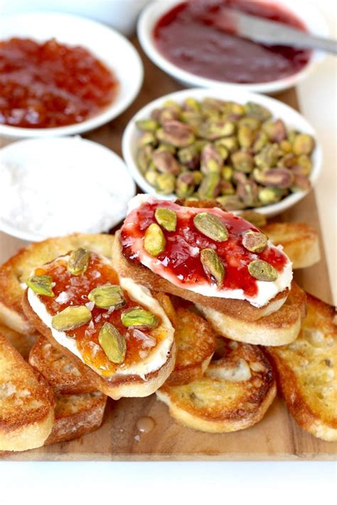 Labneh Toast Board With Jam Pistachios And Sea Salt The Bakermama