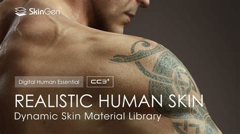 No1 Digital Human Realistic Human Skin Pack For Character Creator