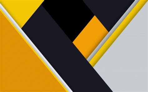 Yellow Material Design Abstract 4k 8k Hd Abstract Wallpapers Hd