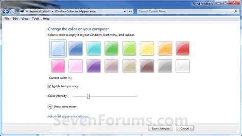 Taskbar And Menu Color Wont Change Windows 7 Windows 7 Help Forums