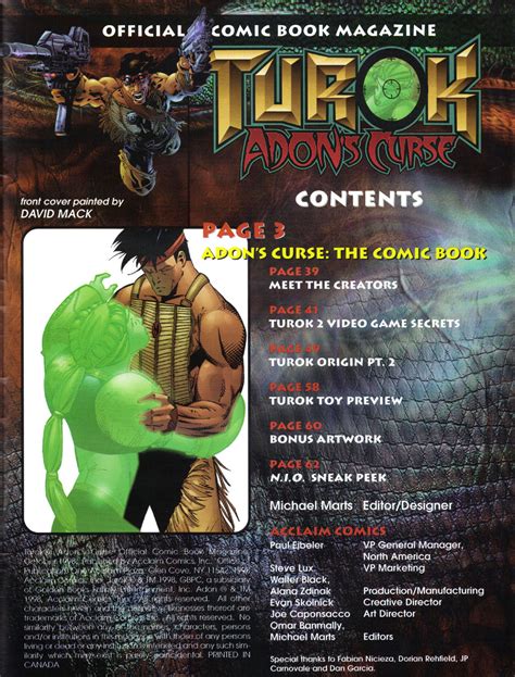 Turok 2 Adons Curse Full Read All Comics Online