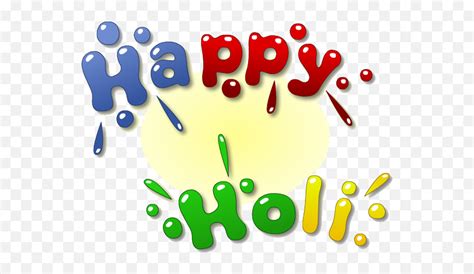 Happy Holi Text Free Download Png Transparent Happy Holi Png Emoji