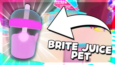 I Made Sabrina Brite A Custom Brite Juice Pet In Roblox Bubble Gum