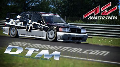 Assetto Corsa Classic DTM RACE At Norisring With Mercedes Benz 190E