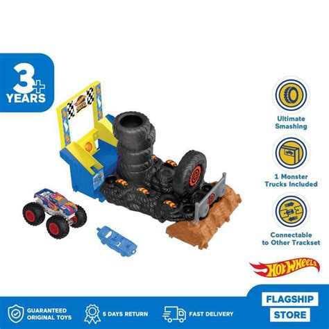 Jual Hot Wheels Monster Truck Race Ace Smash Race Challenge Di Seller Mattel Official Store