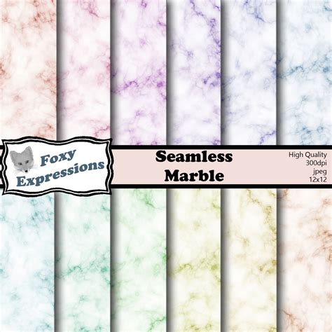 Seamless Marble Pack Comes In Beautiful Soft Colors On Marble Etsy