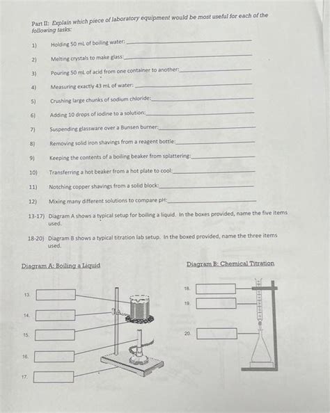 Solved Lab Equipment Worksheet Students Are Required To Chegg Com