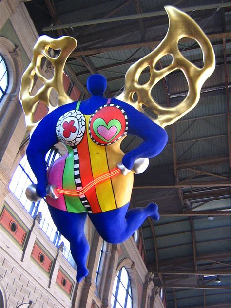 Bahnhoff Niki De St Phalle Sculpture In The Main Train St Flickr