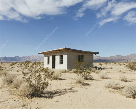A Shack In The Mojave Desert Stock Image F0086362 Science Photo