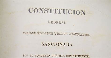 México A Través De Los Siglos La Constitución De 1824