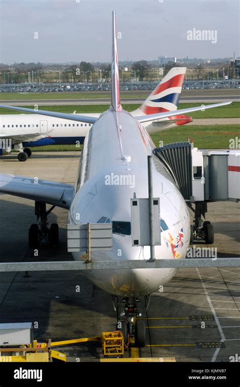 Virgin Atlantic Airways Airbus A340 600 Parked At Gate At Terminal3