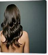 Naked Woman With Long Shiny Wavy Hair Photograph By Andreas Kuehn