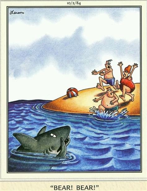 So Watching Shark Week Is Making Me Think Of The Far Side The Café