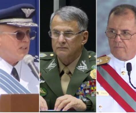 Notícias Ministério Da Defesa Anuncia Saída Dos Comandantes Das Três Forças Armadas Portal