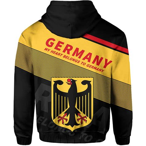 Germany Flag Motto Hoodie Limited Style J2 Art Hoodie